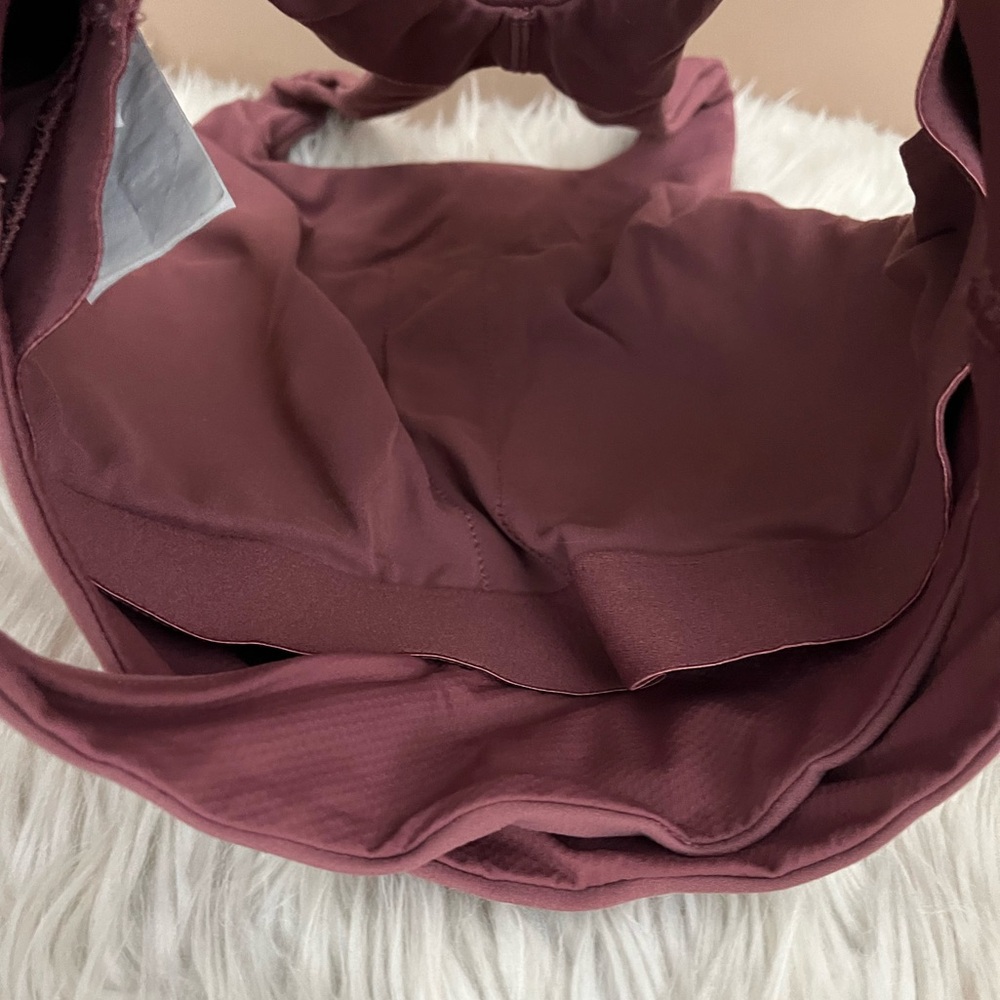 {Athleta} Conscious Cut Out Crop Tank in Tawny Rose - Womens XS - Picture 10 of 12